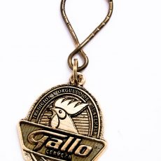 LLAVERO METALICO ETIQUETA GALLO UNIDAD