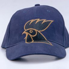 GORRA COLOR AZUL CABEZA GALLO