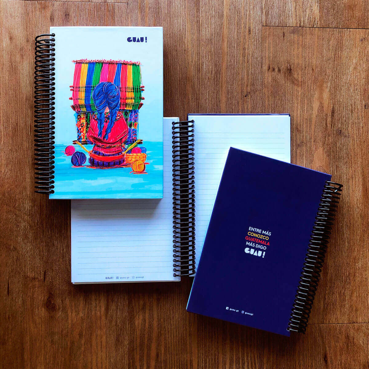 Cuaderno de pasta dura “Tejedora”