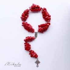 Rosario De Mesa Pequeño Rojo